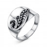 Широкое кольцо из серебра