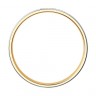 Кольцо обручальное из комбинированного золота 4 мм          