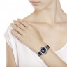 Женские наручные серебряные часы 