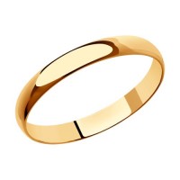 Классическое обручальное кольцо 3.5 мм из золота