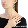Серьги серебряные кружевные