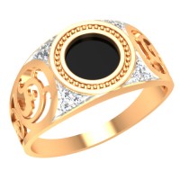 Золотое кольцо для мужчин 