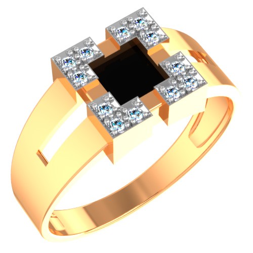 Золотое кольцо для мужчин  