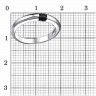 Кольцо серебряное с черными фианитами