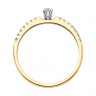 Кольцо от SOKOLOV из комбинированного золота с бриллиантами