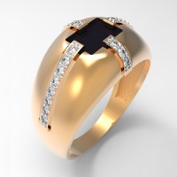 Золотое кольцо(печатка)         