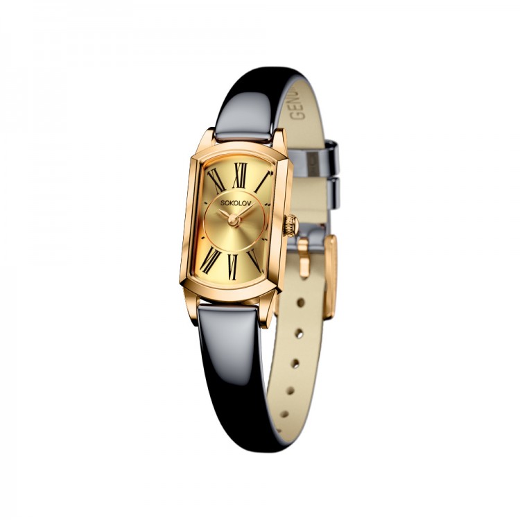 Женские часы из желтого золота SOKOLOV