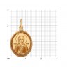 Подвеска иконка (Матрона Московская) из золота 