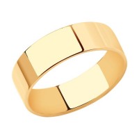 Обручальное кольцо из золота 5 мм