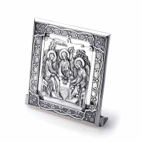 Икона из серебра Троица Ветхозаветная