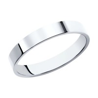 Обручальное кольцо SOKOLOV из белого золота 