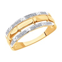 Кольцо из золота SOKOLOV с бриллиантами