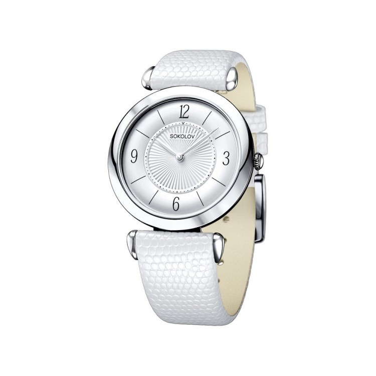 Женские серебряные наручные часы SOKOLOV    