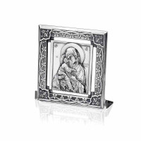 Икона из серебра Владимирская Божия Матерь